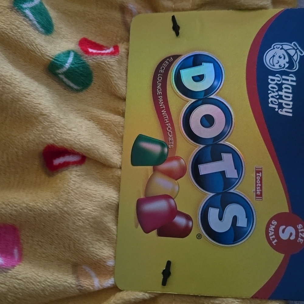 Happy Boxer Candy DOTS pajama pant candy design S retro Collect Funny Soft Nwt - Picture 5 of 7